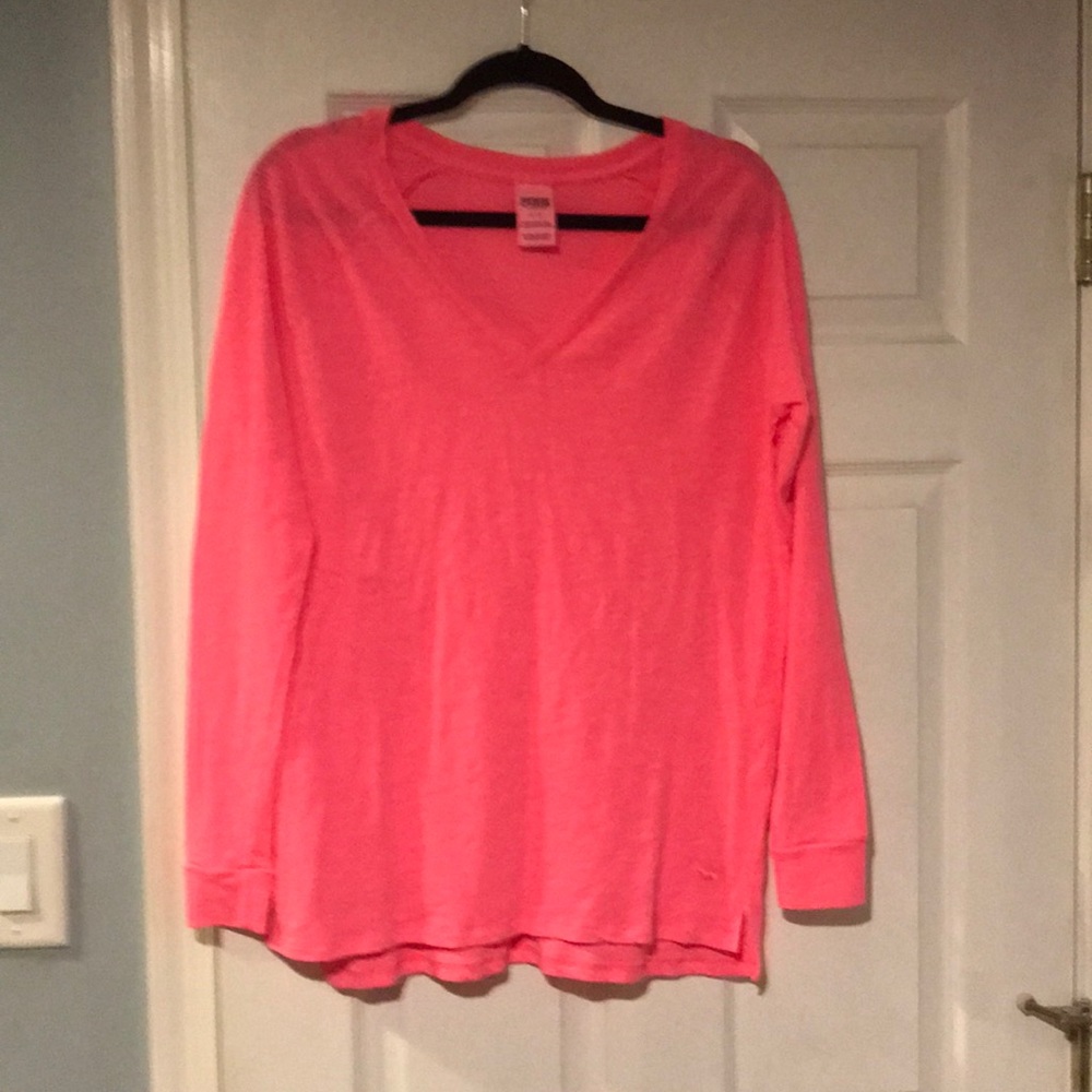 Pink long sleeve tee